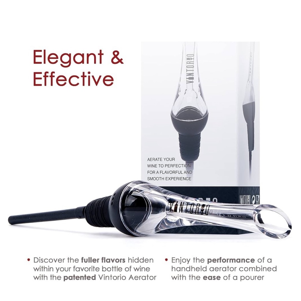 FINAL PRICE! Vintorio Wine Aerator Pourer. Still in sealed boxes. 1/$16 or 2/$30